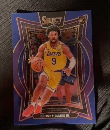 2024-25 Panini Select #90 Bronny James Jr. — front