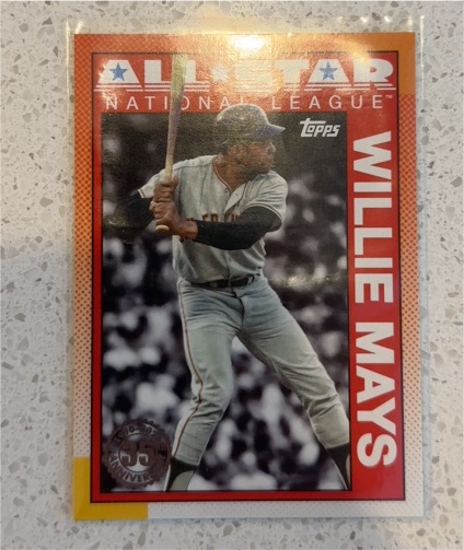 1990 Topps #90AS-30 Willie Mays All-Star — front