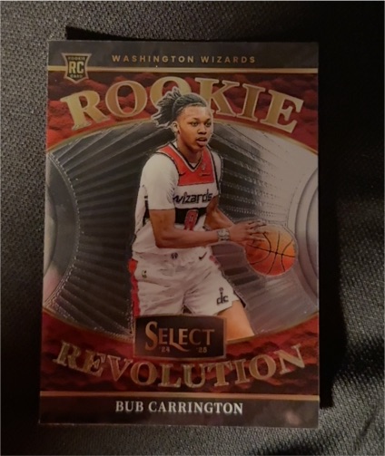 2024-25 Panini Select #7 Bub Carrington Rookie Revolution — front