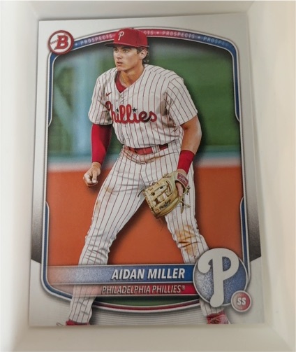2025 Bowman #BP-54 Aidan Miller — front