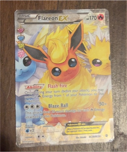 2016 Pokémon Generations Radiant Collection #RC28/RC32 Flareon EX — front