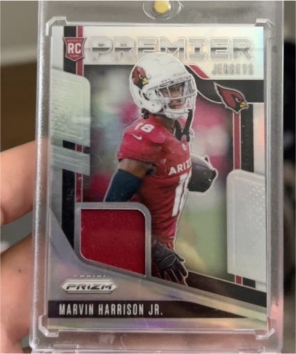 2024 Panini Prizm Premier Jerseys #PJ-MHJ Marvin Harrison Jr. — front