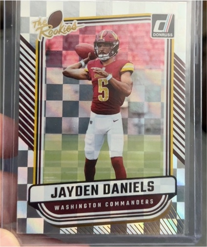 2024 Donruss The Rookies #TR-37 Jayden Daniels — front