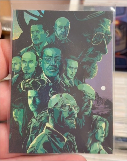 2014 Cryptozoic Breaking Bad Seasons 1-5 Fan Art #BBFA-09 Breaking Bad — front