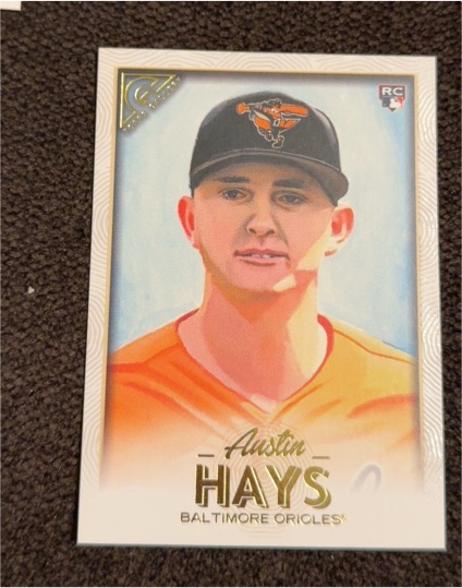 2018 Topps Gallery #99 Austin Hays — front
