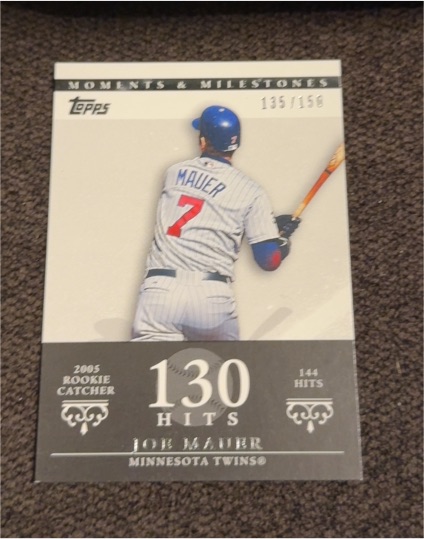 2007 Topps Moments & Milestones #130 Joe Mauer — front
