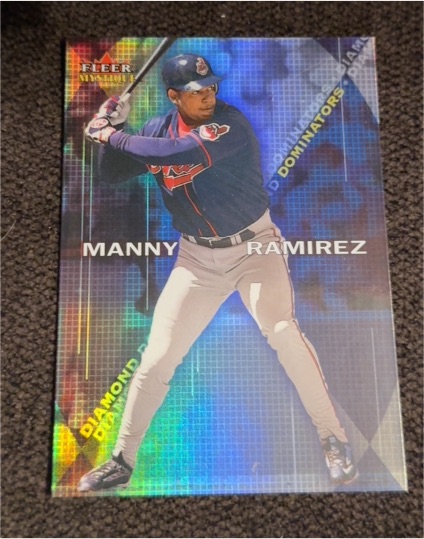2000 Fleer Mystique Diamond Dominators #1DD Manny Ramirez — front