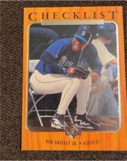 1996 Upper Deck SP #188 Ken Griffey Jr. Checklist Seattle Mariners — front
