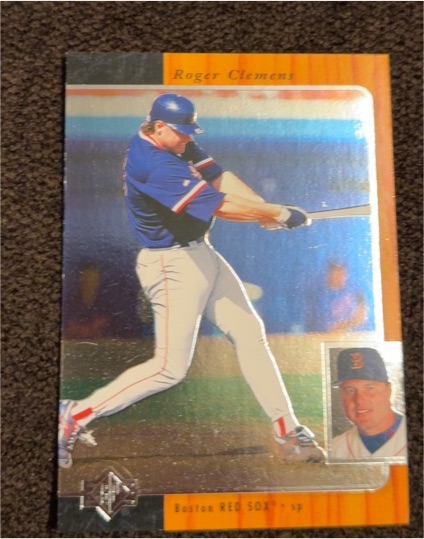 1996 SP #39 Roger Clemens Boston Red Sox — front