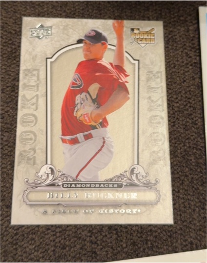 2008 Upper Deck A Piece of History #114 Billy Buckner — front