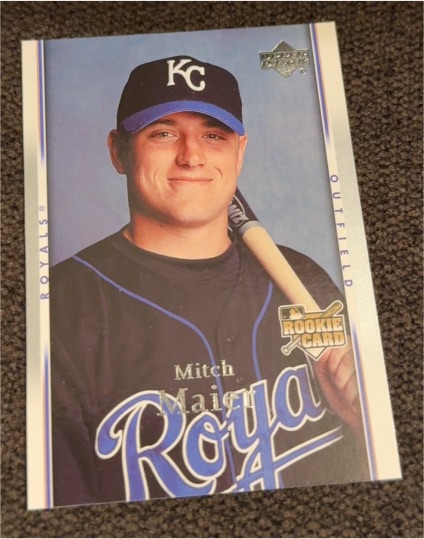 2007 Upper Deck #123 Mitch Maier Rookie Card — front