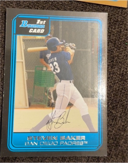 2006 Bowman #B47 Steven Baker — front