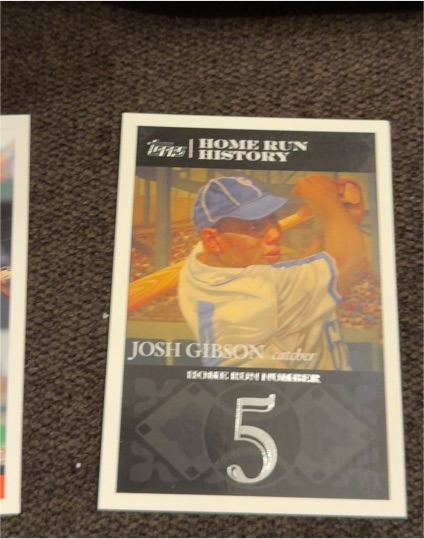 2007 Topps Home Run History #JG5 Josh Gibson — front