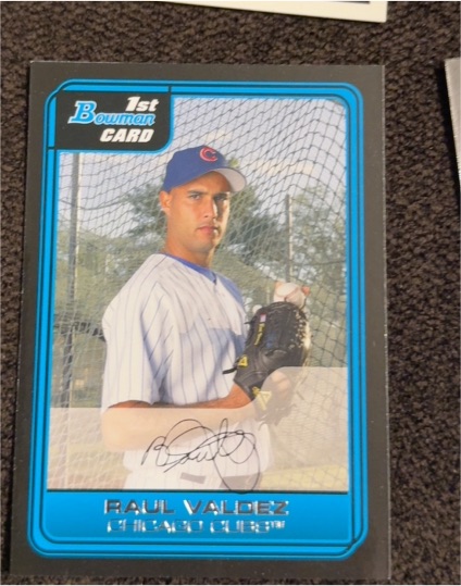 2006 Bowman #B90 Raul Valdez — front