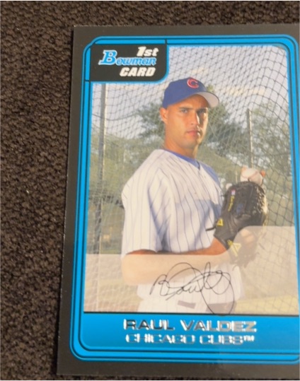 2006 Bowman #B90 Raul Valdez — front