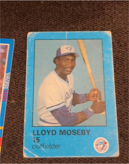 1985 O-Pee-Chee #15 Lloyd Moseby — front