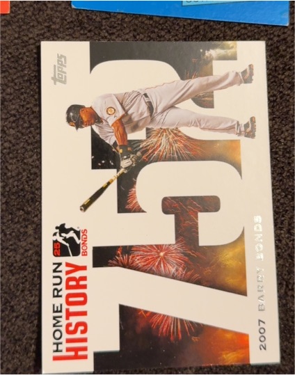 2007 Topps Updates & Highlights #752 Barry Bonds — front
