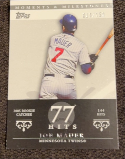 2007 Topps Moments & Milestones #114-144 Joe Mauer — front
