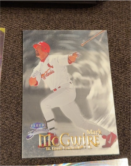 1999 Fleer Brilliants #1 Mark McGwire — front