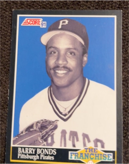 1991 Score #868 Barry Bonds — front