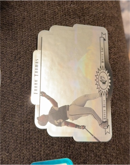 1996 Upper Deck SPx Die-cut Frank Thomas — front