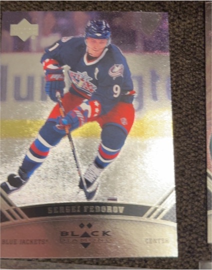 2006-07 Upper Deck Black Diamond #98 Sergei Fedorov — front
