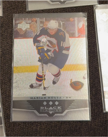 2005 Upper Deck Black Diamond #BD-18 Marian Hossa — front