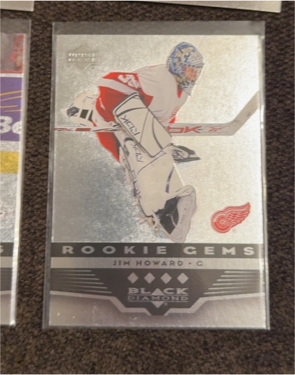 2005-06 Upper Deck Black Diamond #207 Jim Howard Rookie Gems — front