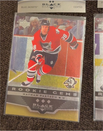 2005-06 Upper Deck Black Diamond #220 Nathan Paetsch Rookie Gems — front