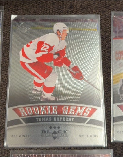 2006-07 Upper Deck Black Diamond #156 Tomas Kopecky Rookie Gems — front