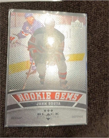 2006-07 Upper Deck Black Diamond Rookie Gems John Oduya — front