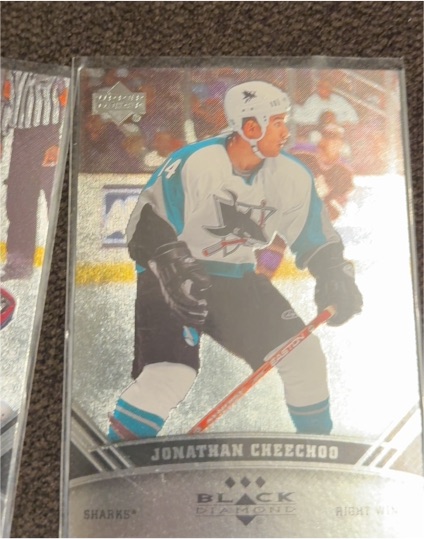 2003-04 Upper Deck Black Diamond #214 Jonathan Cheechoo — front