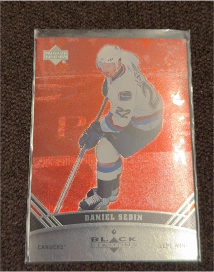 1999-00 Upper Deck Black Diamond #22 Daniel Sedin — front