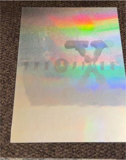 1996 Topps The X Files Season 2 3-D Holograms #X2 Dana Scully — front