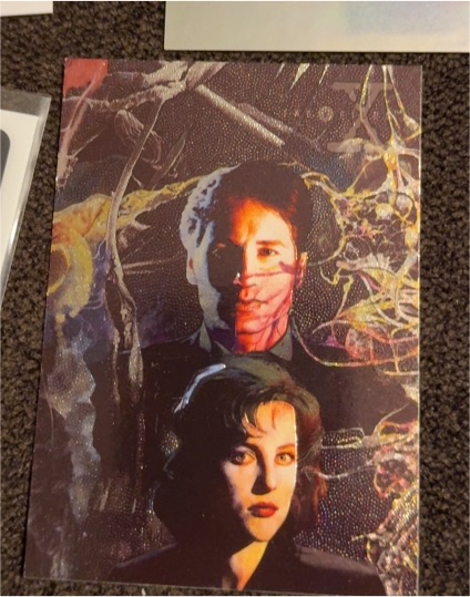1995 Topps The X-Files Season 1 Etched Foil Insert Card i5 — front