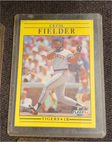 1991 Fleer #335 Cecil Fielder — front