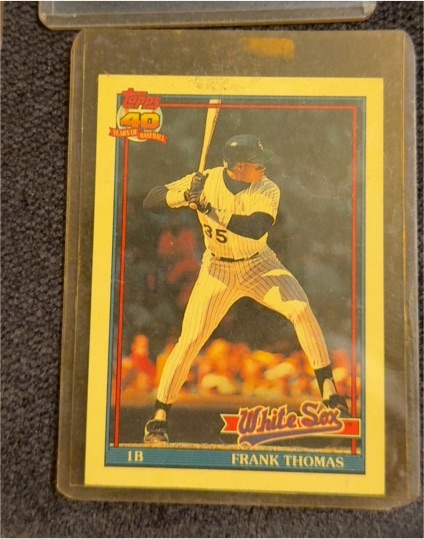 1991 Topps #79 Frank Thomas — front