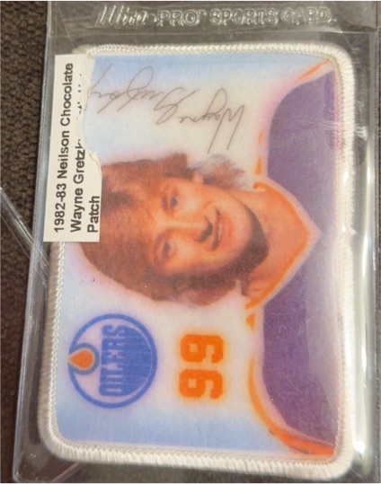 1982-83 Neilson Chocolate Wayne Gretzky Patch — front