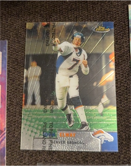 1999 Topps Finest #124 John Elway — front
