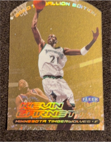 1999-00 Fleer Ultra Gold Medallion Edition #100G Kevin Garnett — front