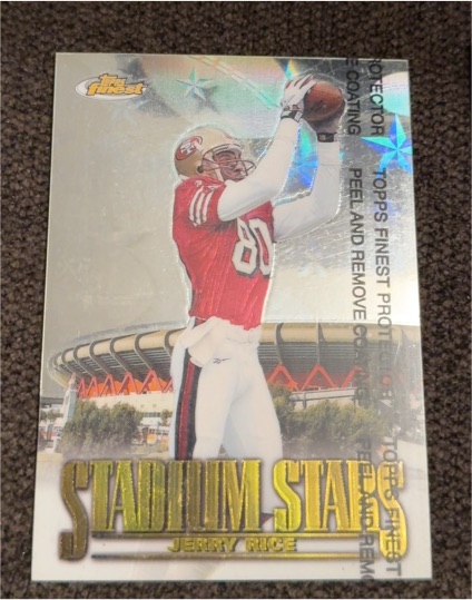 1995 Topps Finest Stadium Stars #SS-1 Jerry Rice — front