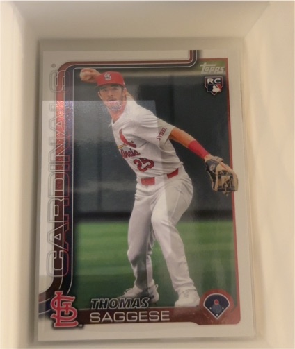 2025 Topps Series 2 #463 Thomas Saggese — front