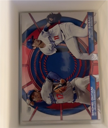 2025 Topps Series 2 #DD-15 Shohei Ohtani / Roki Sasaki Dynamic Duos Dodgers — front