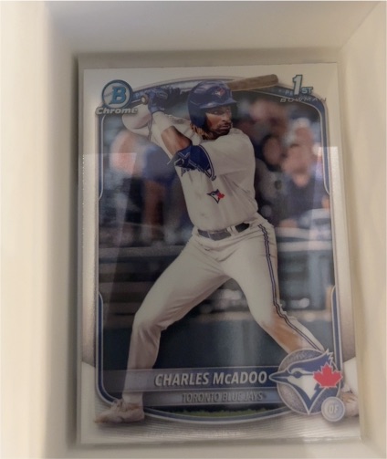 2025 Bowman Chrome #BCP-150 Charles McAdoo — front