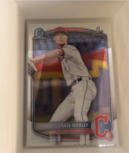 2025 Bowman Chrome 1st Bowman #BCP-56 Chase Mobley — front