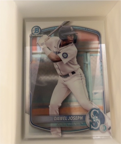 2025 Bowman Chrome Prospects #BCP-8 Dawel Joseph — front