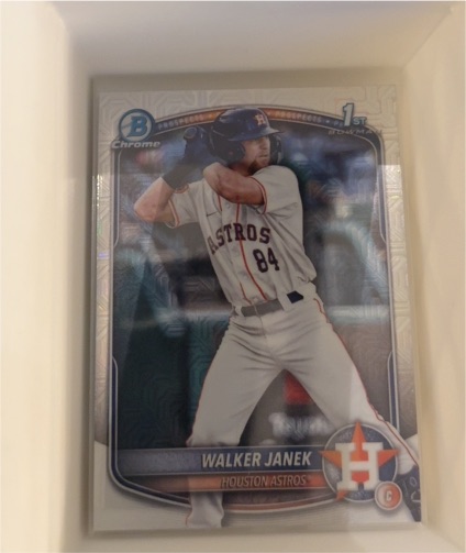 2025 Bowman Chrome #BCP-15 Walker Janek — front