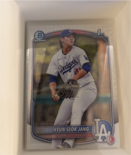 2025 Bowman Chrome Prospects #BCP-51 Hyun-Seok Jang — front