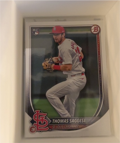 2025 Bowman #57 Thomas Saggese — front