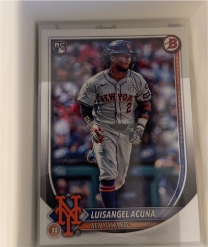 2025 Bowman #83 Luisangel Acuña — front